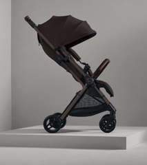 Silver Cross Jet 5 (Newborn Cabin Approved Stroller)-Ganache