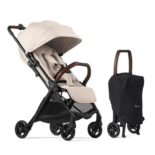 Silver Cross Jet 5 (Newborn Cabin Approved Stroller)- Almond