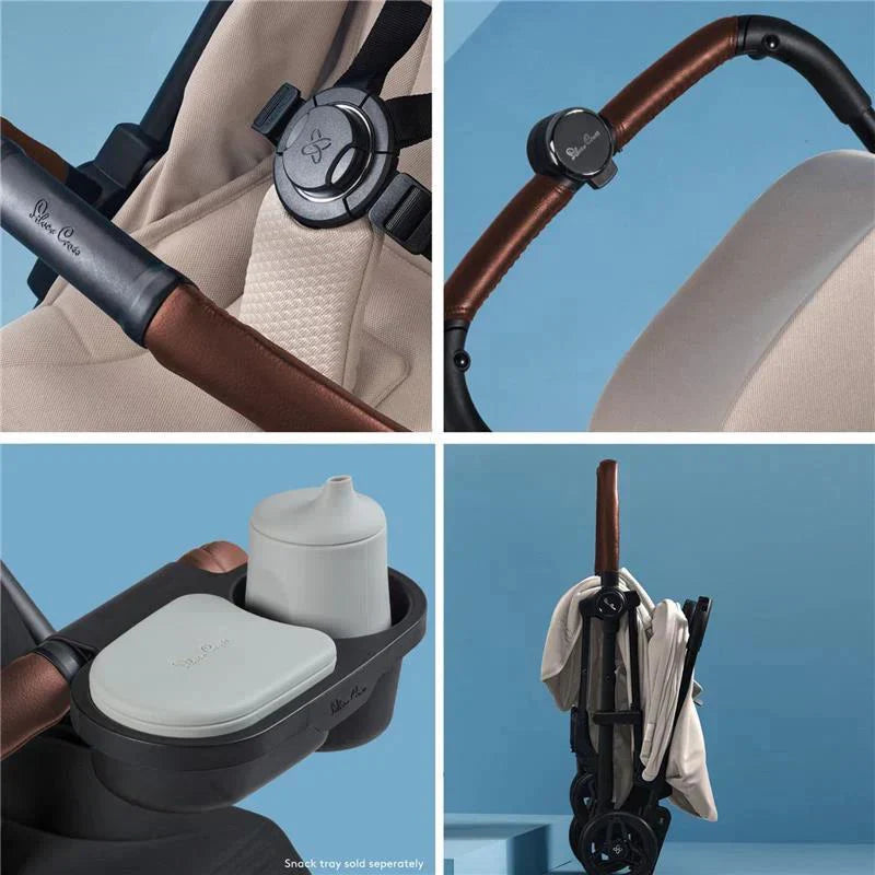 Silver Cross Jet 5 (Newborn Cabin Approved Stroller)- Almond
