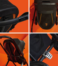 Load image into Gallery viewer, Silver Cross x Automobili Lamborghini Reef AL Arancio Stroller Bundle