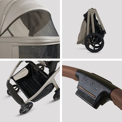 Silver Cross Cove Champagne Travel System Accessory Bundle (8 piece)