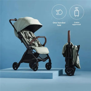 Silver Cross Jet 5 (Newborn Cabin Approved Stroller)- Sage Green