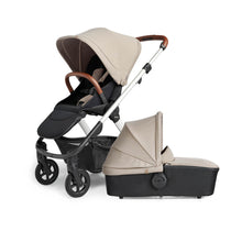 Load image into Gallery viewer, Silver Cross Tide 3-In-1 Pram + Dream I-Size Car Seat - Stone