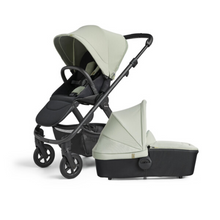 Load image into Gallery viewer, Silver Cross Tide 3-In-1 Pram + Dream I-Size Car Seat-Sage/Black