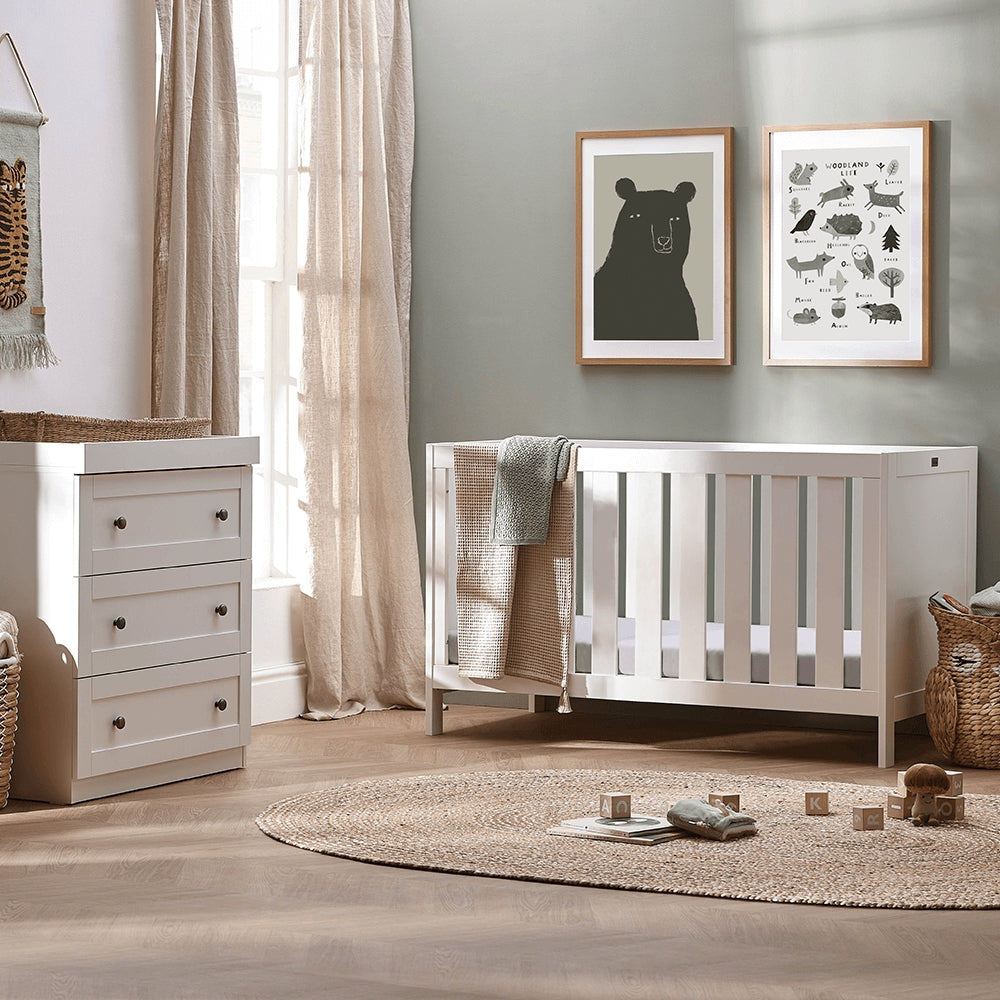 Silver cross clearance white cot bed